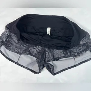 Lululemon Vintage Speed Short 2.5" - Kindred Spirit Black Multi/Black - 6 thumbnail 7