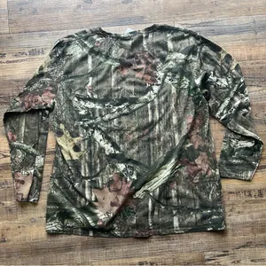 Mossy Oak Women's Pink Logo Camouflage Long Sleeve Shirt Hunting Outdoors Sz 2XL thumbnail 7