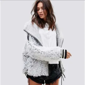 Free people fuzzy dolman jacket thumbnail 2