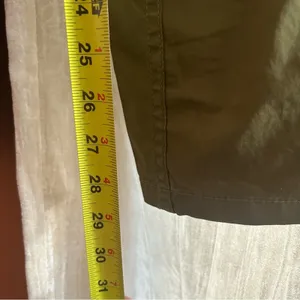 Madewell Seamed Barrel-Leg Utility Pant Garment-Dyed Twill Green NWT Size 2 Tall thumbnail 9
