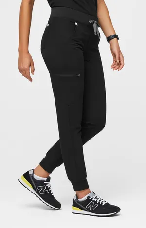 FIGS Zamora Jogger Scrub Bottoms Black thumbnail 2
