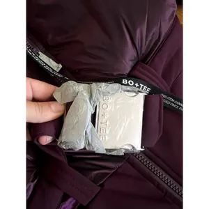 Bo+Tee Oh Polly Waterproof Burgundy Cream Belted Layered Ski Suit Insulated XS thumbnail 7