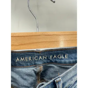 American Eagle AEO Baggy Light Wash Blue Denim Jeans Women's Size 2‎ Regular 2R thumbnail 5