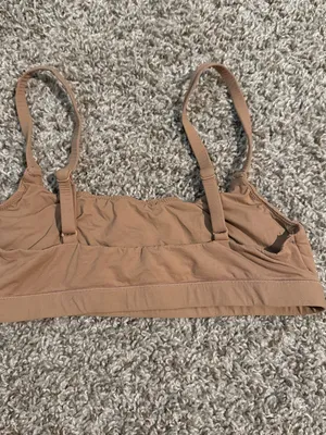 SKIMS Tan Seamless Stretch Bralette thumbnail 2