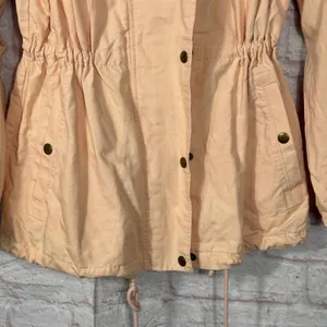 LOFT Women's Medium Peach Lightweight Utility Jacket thumbnail 2