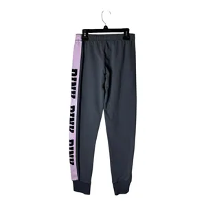 Victoria's Secret Pink Pants Women XS‎ Gray Pink Logo Elastic Waist Joggers Y2K thumbnail 2