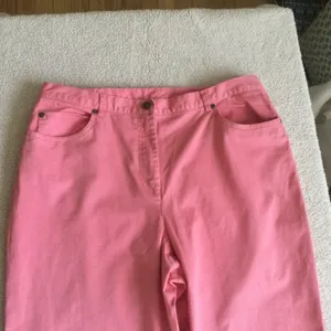 Colored Jeans Stretch High Rise Salmon Pink - Sz 12 thumbnail 11