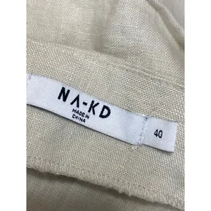 NA-KD Beige Cream Sleeveless Cami Tank Ruched Asymmetric Maxi Dress Size 10 thumbnail 5
