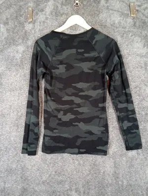 Athleta Speedlight Camo Seamless Baselayer Top Hiking Performance Fitted Sz S thumbnail 5