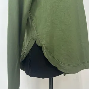 JoyLab Crew Neck Active Sweatshirt Thumbholes Size XS Women’s Green thumbnail 4