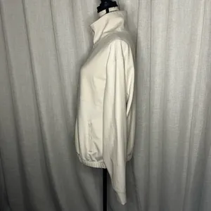 \Women's Large Ebb & Flow Zip-Up Cream Jacket thumbnail 2