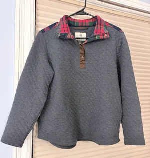 Legendary White Tails Flannel Print Sweatshirt thumbnail 1