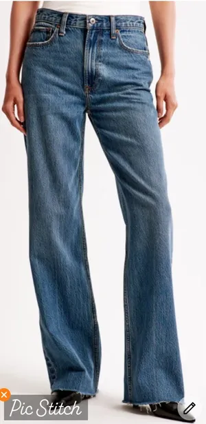 Abercrombie & Fitch High Rise The Loose Jeans thumbnail 1