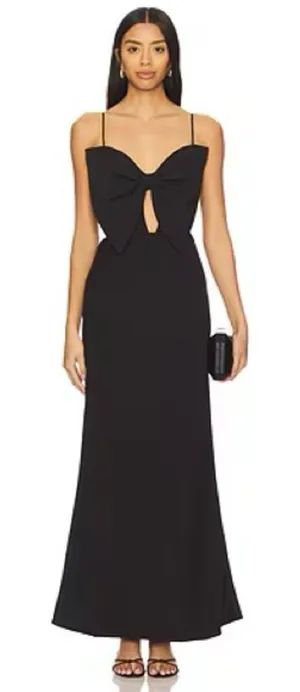 Bardot Paula Bow Midi Dress XS thumbnail 1