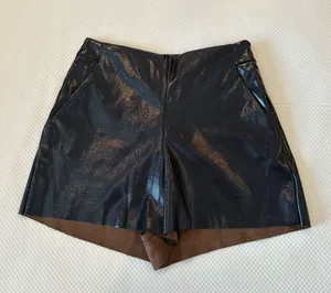 ZARA Patent Leather Shorts thumbnail 1