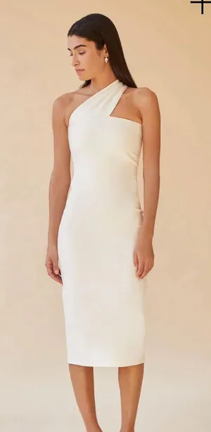 Marcella NYC White Caterina Dress thumbnail 1