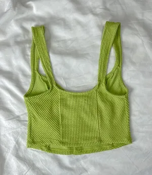Urban Outfitters Lime Green Crop Top thumbnail 2