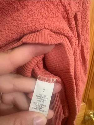 Aerie Size Small Oversized Pink Crewneck Sweatshirt thumbnail 5