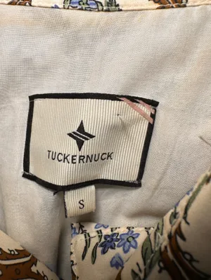 Tuckernuck Mimi Midi Dress Small Floral Puff Sleeve Cottagecore Cotton thumbnail 12