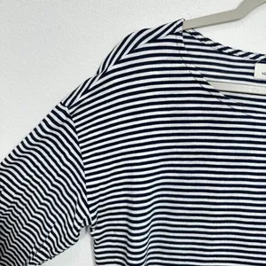 Vineyard‎ Vines Size Medium Navy Blue White Striped Crewneck Longsleeve Modal thumbnail 5