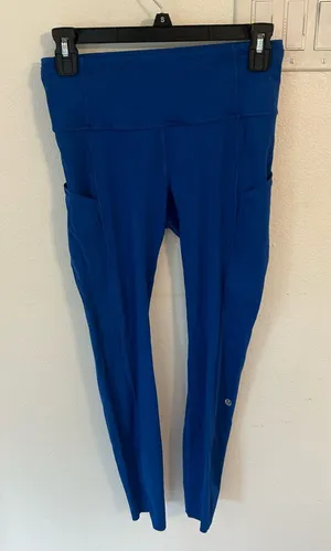 lululemon athletica swift speed Royal Blue High-Rise 25" Side-Pocket Leggings thumbnail 1