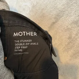 Mother The Stunner Double Zip Ankle Step Fray Not Guilty 25 Edgy Minimalist Chic thumbnail 8