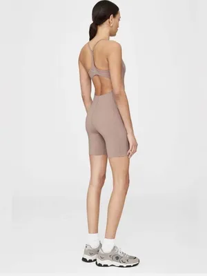 ANINE BING NWT The‎ Val Short One Piece Small Mauve Pink/Purple Balletcore thumbnail 2