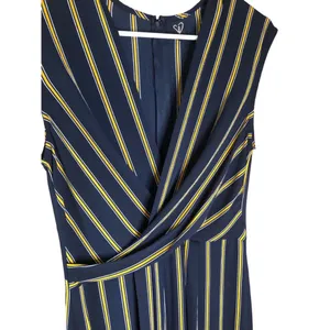 Windsor Jumpsuit M Navy Yellow Striped thumbnail 3