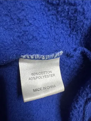 NFL Royal Blue NY Giants Pullover Hoodie XL White Logo Sequins Rhinestone Glam thumbnail 9