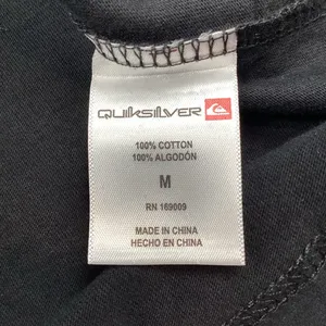 Quiksilver Black Graphic Short Sleeve T-Shirt Tee Men’s Medium NEW! Retail $40 thumbnail 8