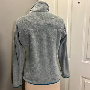 Patagonia Women’s Re-Tool Snap-T Fleece Pullover Medium Gray Teal GUC Polartec thumbnail 2
