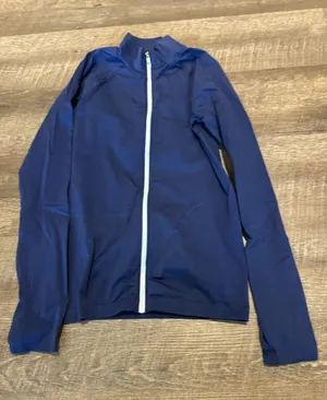 Fabletics Navy Zip Up Active Jacket thumbnail 1