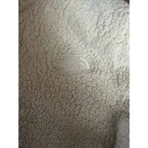 The North Face‎ White Sherpa Fleece Zip Up Jacket Womens Size Medium thumbnail 3