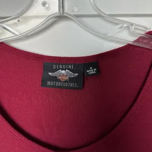 Harley-Davidson Burgundy Henley thumbnail 3