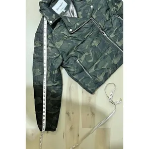 Juicy Couture NWT Women Small Camo Moto Puffer Jacket Fall Vintage Retro Y2K thumbnail 11