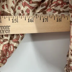 Cleobella Vivian Floral Organic Cotton Mini Blouson Dress Large Boho Cottagecore thumbnail 8