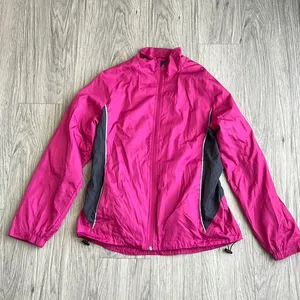 AVIA Pink Windbreaker Jacket Size M thumbnail 1