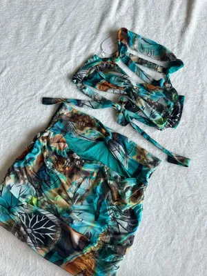 Outcast Clothing Milani Crop Top Milani Skirt In Metamorphosis thumbnail 5