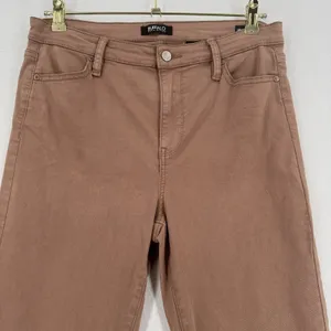 Buffalo David Bitton Havana Pants Women 10/30 Mauve Brown High Rise Ankle Skinny thumbnail 3
