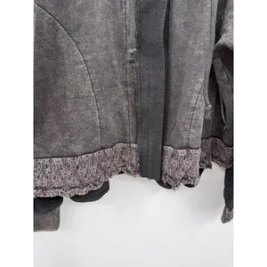 Oli & Hali Lagenlook Zip Jacket Women's Large Charcoal Gray‎ Casual Layered thumbnail 7