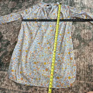 J. Crew Floral Peasant Dress M Long Sleeve Keyhole Belted Cottage Fall Boho thumbnail 6