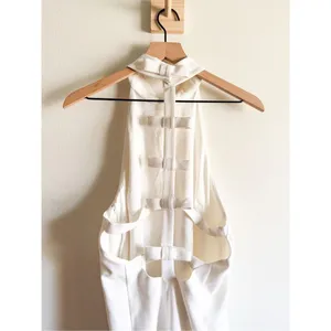 Anthropologie BHLDN High-neck Bow-back Mini Dress Size M thumbnail 9