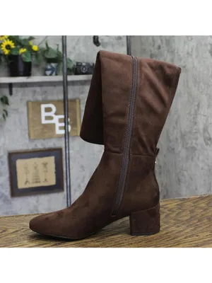 NWT Michael Michael Kors Braden Over-the-Knee Block Heel Boots Mocha Brown 5.5M thumbnail 9