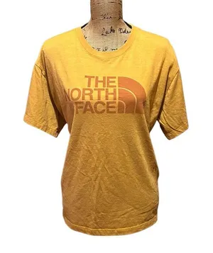 The North Face Yellow T-shirt Womens Size XL thumbnail 1