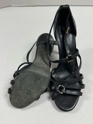 Tory Burch - Elizabella Strappy‎ Heeled Sandals - Size 8. thumbnail 4