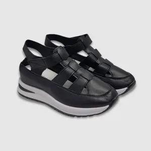 Fashion Comfort Sandals Hollow-Out Sporty Fisherman Style Platform Wedges Sz 40 thumbnail 1
