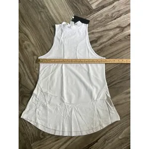 Alphalete Women's Premium Mockneck Tank -White,size Small thumbnail 10