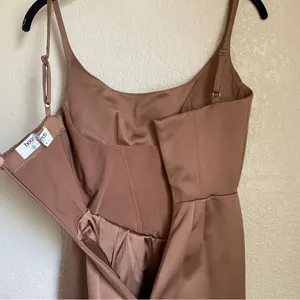 House Of CB Bianca‎ Dress in Mocha size XS NWOT thumbnail 11