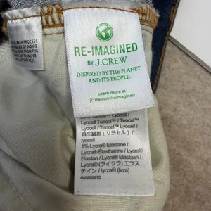 J.Crew Billie‎ Demi Boot Crop Jeans Womens 27 Medium Wash Raw Hem Minimalist thumbnail 9
