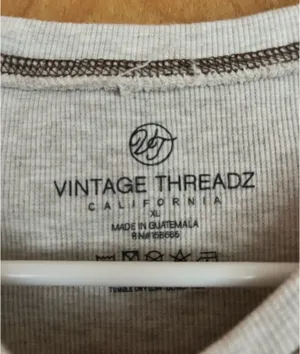 Vintage Treadz Cream Tshirt thumbnail 3
